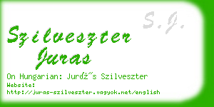 szilveszter juras business card